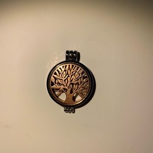 essential oil metal tree of life  pendant